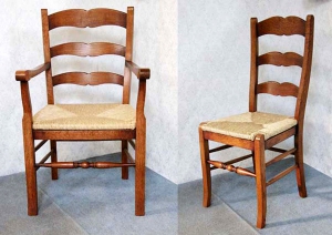 French Antique Style Loire Chairs