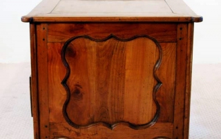 French Antique Cherry Desk, Bureau, end elevation