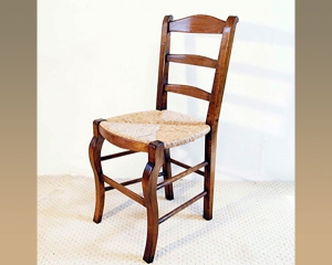 French Antique Style Provence Chair with sabre legs