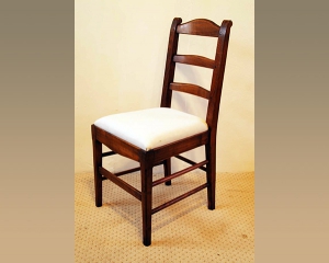 French Antique Style Provence Chair with tapered legs