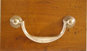 French antique style 3 drawer server drop handle