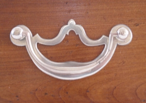 French antique style 3 drawer server plate handle