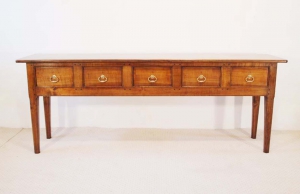 French Antique Style 5 Drawer Server