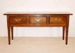 French antique style cherry 3 drawer server
