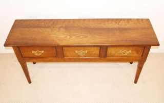 French Antique Style 3 Drawer Server, top