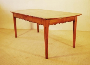 French antique cherry Provence table