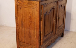 French Antique Pine Buffet / Sideboard, C 1780, left elevation