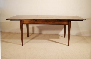 French antique style centre extending table single leaf