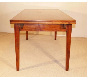 French Vintage double extending table end