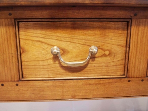 French antique style cherry 4 drawer server handle