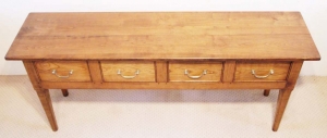 French antique style cherry 4 drawer server top