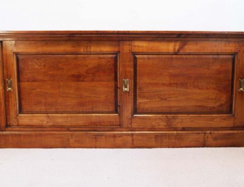 French Antique Vintage style Cherry Sliding Door Buffet