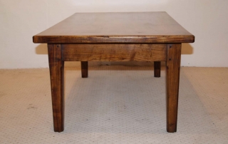 French Antique style Cherry Coffee Table, end