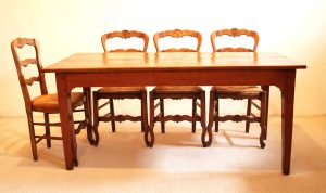 French cherry table 8 seater 2