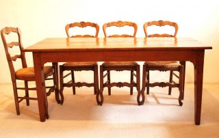 French cherry table 8 seater 3